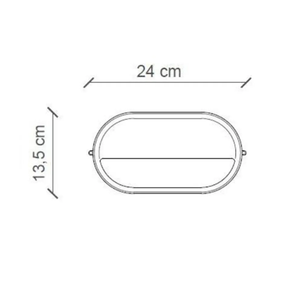 Llambë muri horizontale në natyrë me lule qeramike të lyera me dorë - Brindisi Viadurini