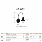 Jasmine përfundon me mur nikeli bronzi në natyrë Viadurini