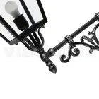 Llamba muri e jashtme në alumin dhe qelq Prodhuar në Itali Vintage - Bonaria Viadurini