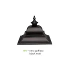 Llamba muri e jashtme në alumin dhe qelq Prodhuar në Itali Vintage - Bonaria Viadurini