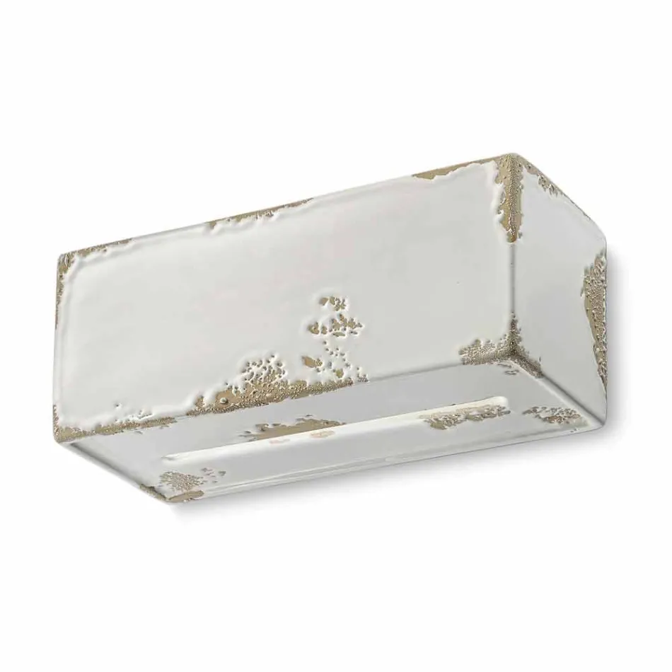 Qeramikë aplikative retro punuar me dorë Ferroluce Viadurini