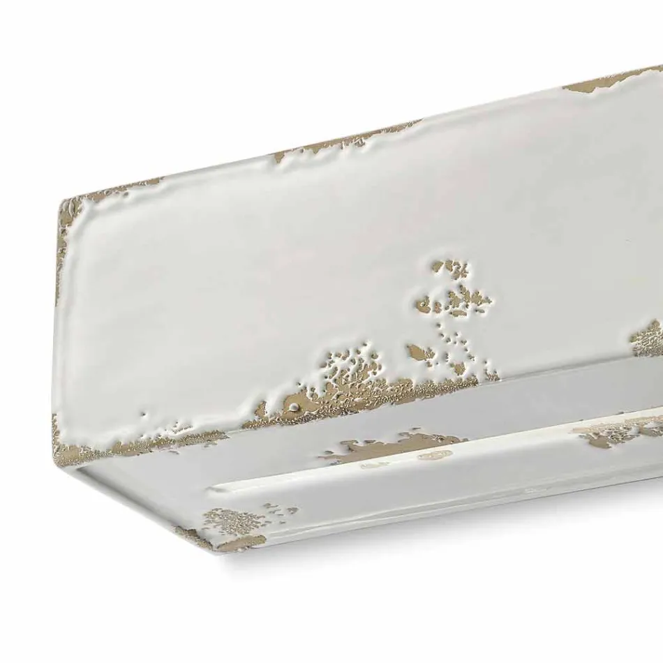 Qeramikë aplikative retro punuar me dorë Ferroluce Viadurini