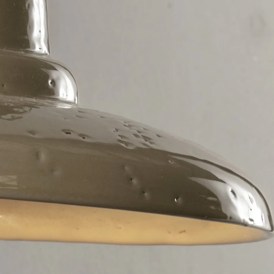 Round Artisan Garden Applique in Galestro Made in Italy - Toscot Spoleto Viadurini