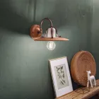 Llambë murale e stilit Rustic e bërë nga Bolonja qeramike e dekoruar nga Ferroluce Viadurini