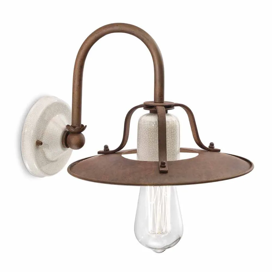 Ferroluce metalike dhe qeramike te stilit industrial aplikues Viadurini