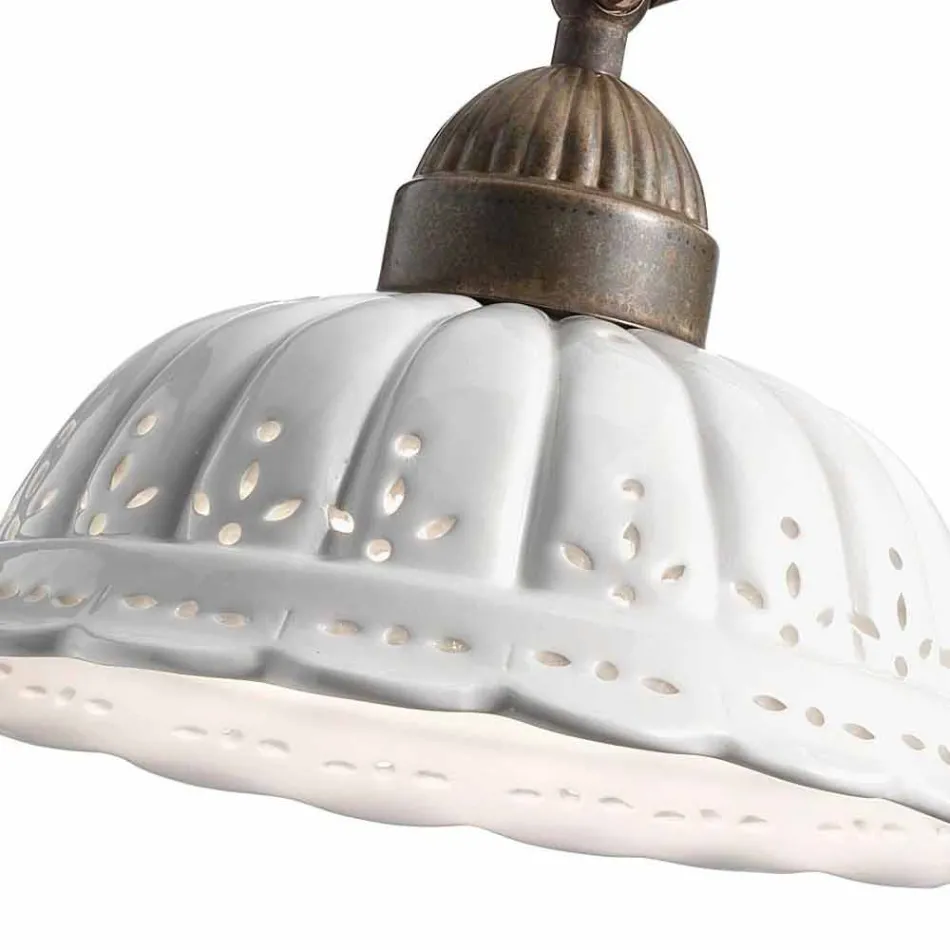 Art nouveau aplikativ në qeramikën Bassano Anita Il Fanale Viadurini