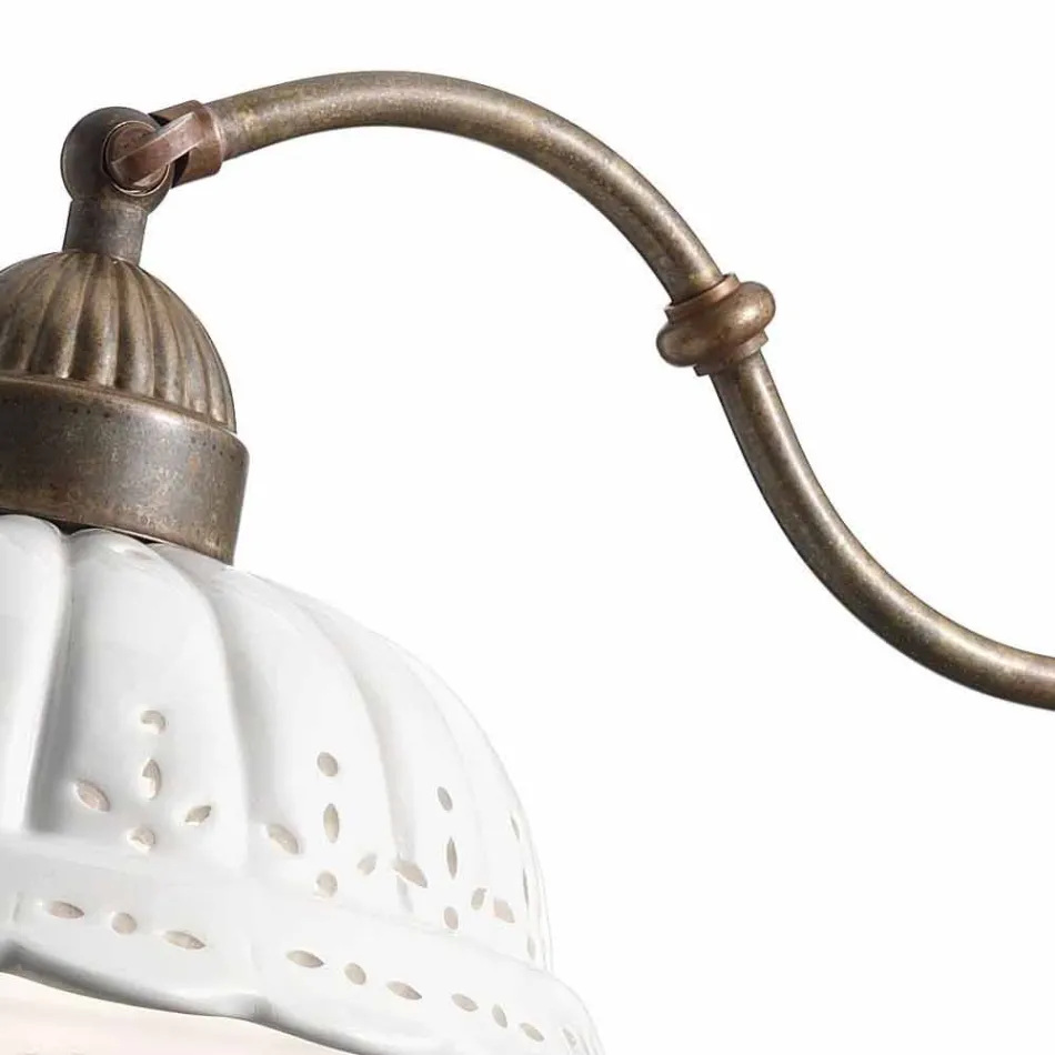 Art nouveau aplikativ në qeramikën Bassano Anita Il Fanale Viadurini