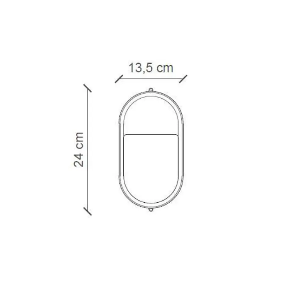 Llambë muri vertikale në natyrë me lule qeramike të lyera me dorë - Brindisi Viadurini