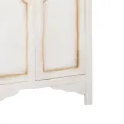 Gardërobë Druri e Bardhë e Patinuar me 2 Dyer Prodhuar në Itali - Agni Viadurini