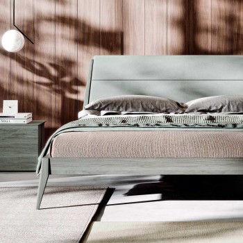 Mobilje për Dhoma Gjumi Dyshe me 4 Elemente Prodhuar në Itali - Lucania