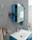 Rafte dyshemeje me dizajn modern në të bardhë ose metal të kromuar - Kottac Viadurini