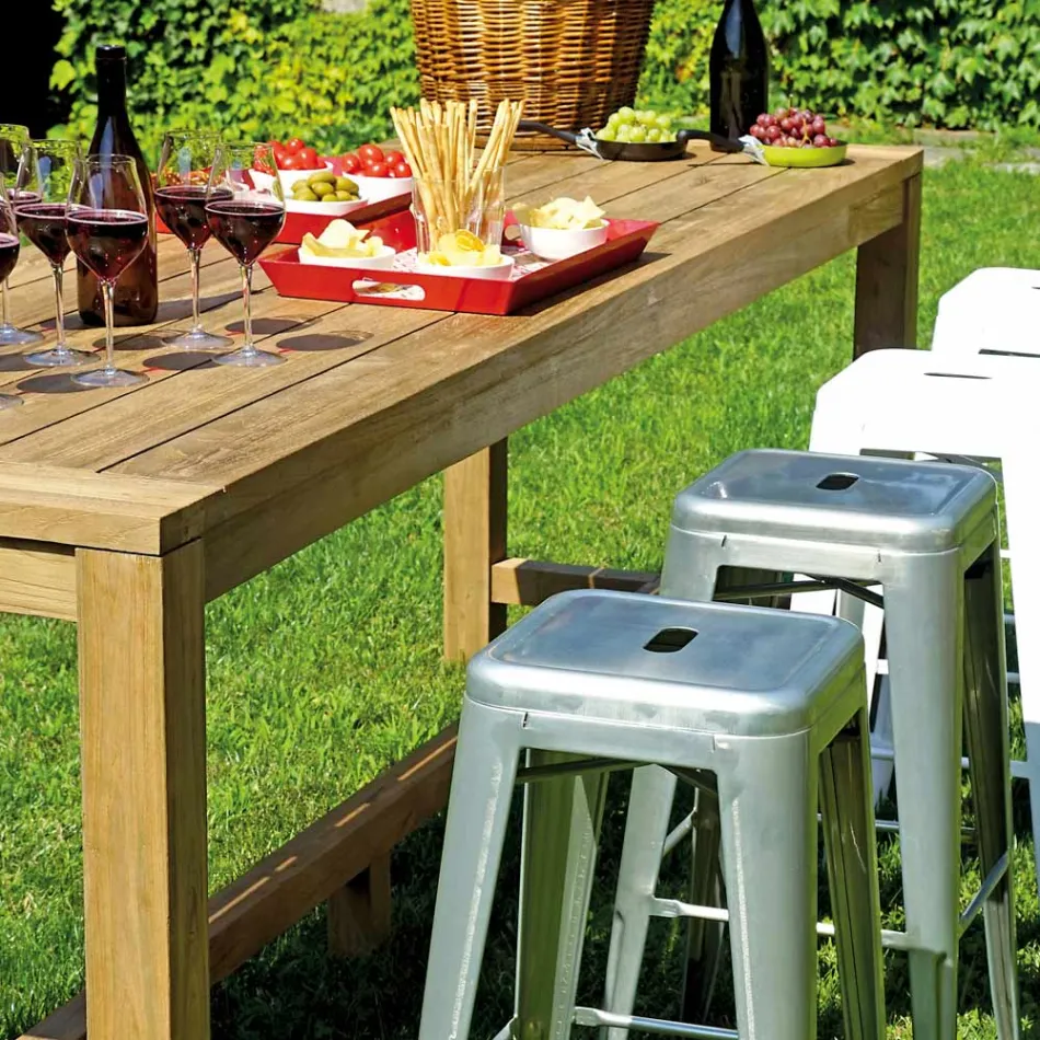 Banak Bari i Jashtëm 250x70 cm Nga Tiku i Ricikluar - Pamje Viadurini