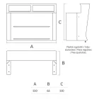Numër shiriti ndriçues me aksesor organizatori dhe mbajtëse shishe - Raport Viadurini