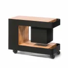 Dizajni modern i celularit në disqe me tabela prej druri dhe çeliku - Giancalliope Viadurini