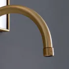 Përzierëse legeni me 3 vrima me grykë të lartë me mbetje bronzi që shfaqen Prodhuar në Itali - E kuqe Viadurini