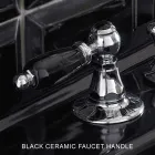 Mikser legeni me 3 vrima me leva të stilit klasik në tunxh të punuar me dorë - Noriana Viadurini