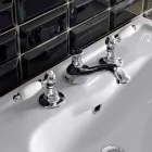 Mikser legeni me 3 vrima me leva të stilit klasik në tunxh të punuar me dorë - Noriana Viadurini