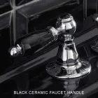 Përzierëse legeni me 3 vrima me kullues tunxhi në stilin klasik të punuar me dorë - Noriana Viadurini