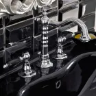 Përzierëse legeni me 3 vrima me kullues tunxhi në stilin klasik të punuar me dorë - Noriana Viadurini