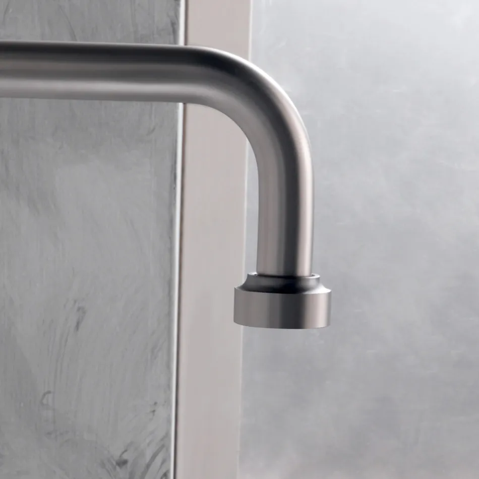 Mikser modern legeni me 3 vrima me vija të kuqe dhe blu Prodhuar në Itali - Quito Viadurini