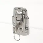 Trung dizajni në Kristal akrilik transparent dhe çelik modern - Dante Viadurini