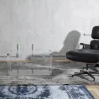 Trung dizajni në Kristal akrilik transparent dhe çelik modern - Dante Viadurini