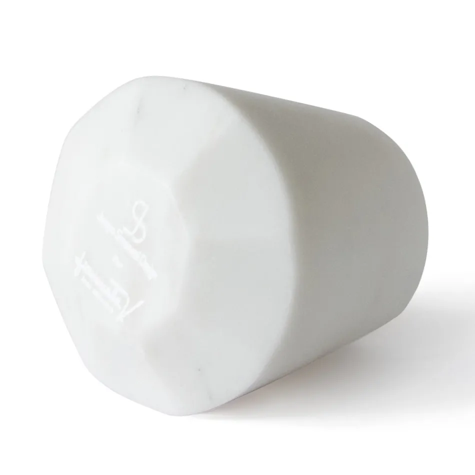 Xham uji në Saten të Bardhë Carrara Mermer Dizajn Italian - Scaglio Viadurini