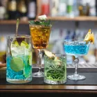 Përzierja e gotës me dizajnin luksoz të dekorimit të çuditshëm 4 copë - Destino Viadurini