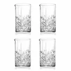 Përzierja e gotës me dizajnin luksoz të dekorimit të çuditshëm 4 copë - Destino Viadurini