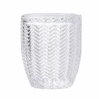 Gota të dekoruara me ujë prej qelqi, Shërbimi Modern 12 Copë - Përzierje Viadurini