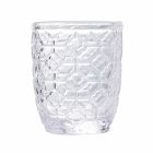 Gota të dekoruara me ujë prej qelqi, Shërbimi Modern 12 Copë - Përzierje Viadurini