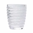 Gota të dekoruara me ujë prej qelqi, Shërbimi Modern 12 Copë - Përzierje Viadurini