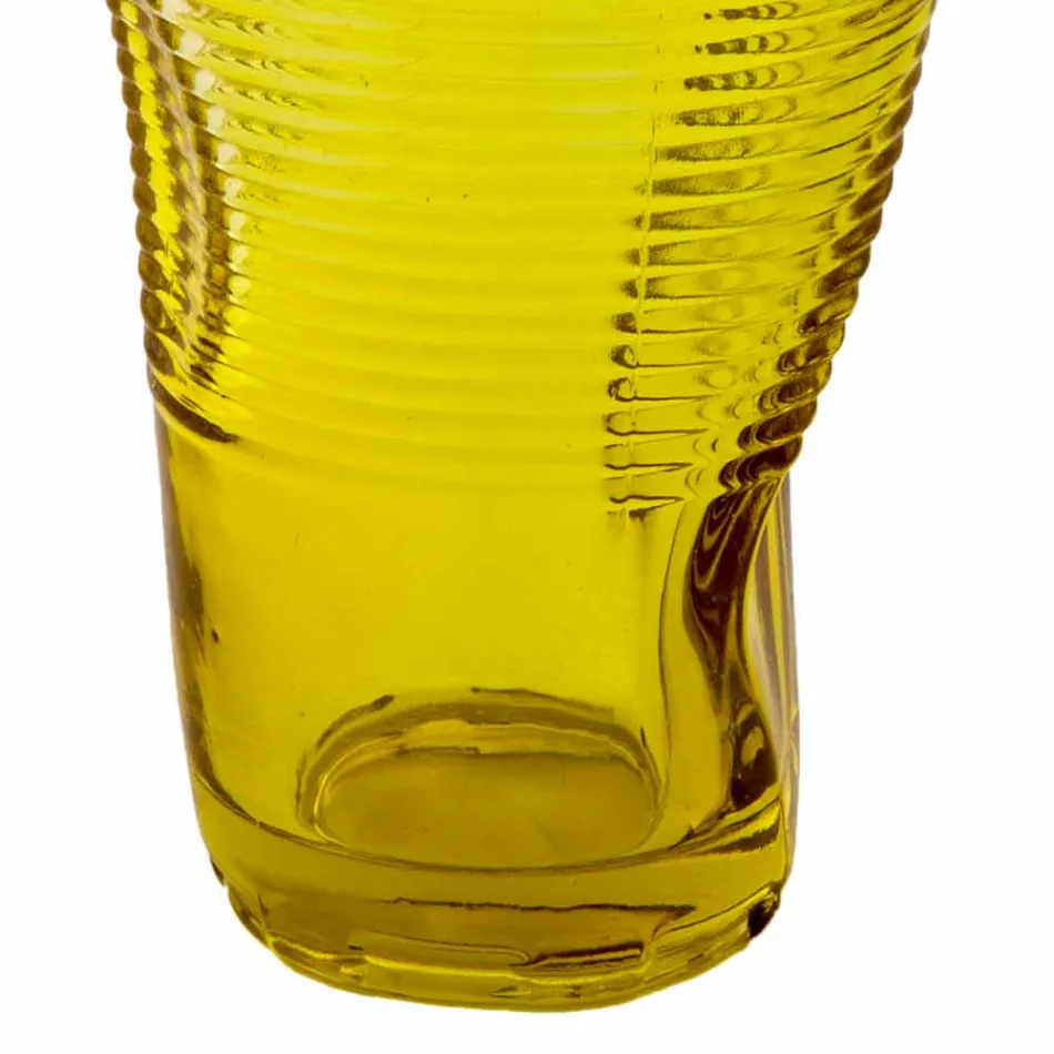 Syzet me koktej xhami me ngjyra 6 pjesë të modelit të thërrmuar - Sarabi Viadurini