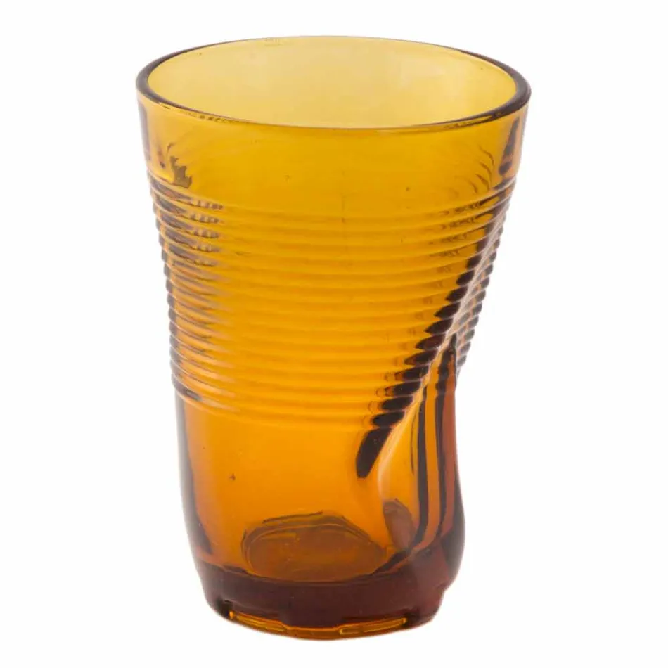 Syzet me koktej xhami me ngjyra 6 pjesë të modelit të thërrmuar - Sarabi Viadurini