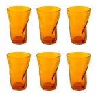 Syzet me koktej xhami me ngjyra 6 pjesë të modelit të thërrmuar - Sarabi Viadurini