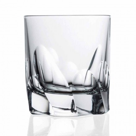 Uiski ose Ujë me Xham të Kristaltë të Dekoruar 12 Copë Dof Design - Titanium Viadurini