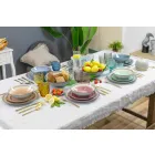 Syzet e dekoruara me xham moderne që shërbejnë ujë 12 copë - përzierje Viadurini