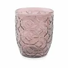 Syzet e dekoruara me xham moderne që shërbejnë ujë 6 copë - përzierje Viadurini