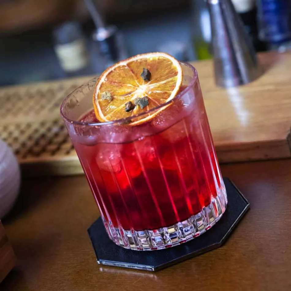 Dy gota të ulëta me modë të vjetër gota të ulëta 12 copë luksoze - Senzatempo Viadurini