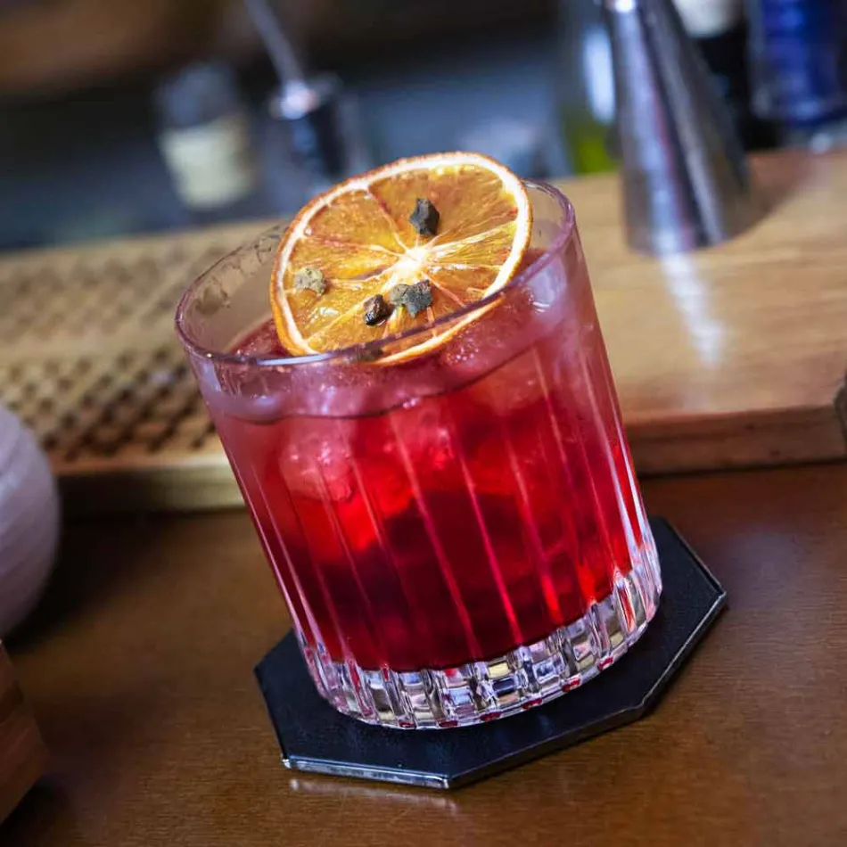 Lowball Tumbler Basso gota të modës së vjetër për Cockatil 12 Copë - Senzatempo Viadurini