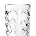 Syze Tumbler të Gjata në Dekorim të Eco Crystal Leaf 12 PC - Magnolio Viadurini