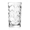 Syze Tumbler të Gjata në Dekorim të Eco Crystal Leaf 12 PC - Magnolio