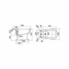 Dizajni klasik Bidet i Bardhë në Qeramikë të Bardhë në Itali - Paulina Viadurini