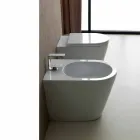 Bidet qeramik 57x37cm dizajn modern Sun, i bërë në Itali Viadurini