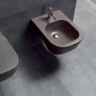 Bidet i pezulluar i Made in Italy Design në Trabia Qeramikë Viadurini