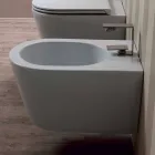 Muri qeramik i rrumbullakët i Diellit Rrënoja e varur prej 57x37 cm, bërë në Itali Viadurini