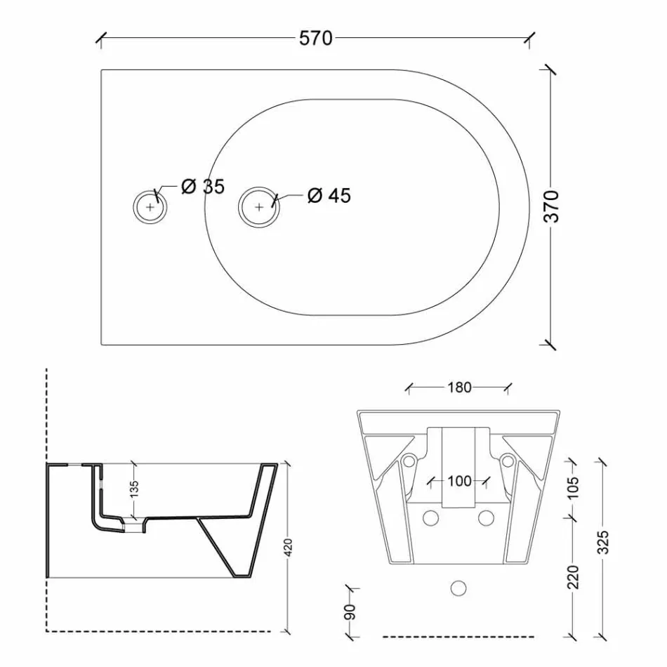 Muri qeramik i rrumbullakët i Diellit Rrënoja e varur prej 57x37 cm, bërë në Itali Viadurini