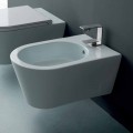 Dizajni bidet qeramike të varur në mur Sun Round 57x37cm, prodhuar në Itali