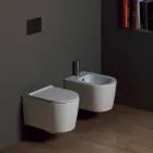 Muri i sheshit Shine varur bidet qeramike 50x35cm, i bërë në Itali Viadurini