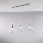 Shinë hekuri me xham Pyrex të prodhuar në Itali për dekorim të brendshëm - Corinto Viadurini